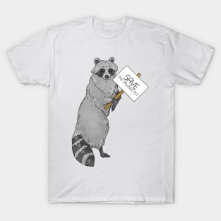 Parks and Rec Raccoon T-Shirt